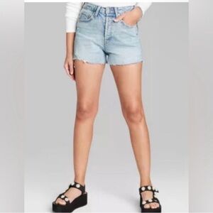 NWT wild fable super high rise cutoff  Women's Shorts size 6. 2.5 inseam
